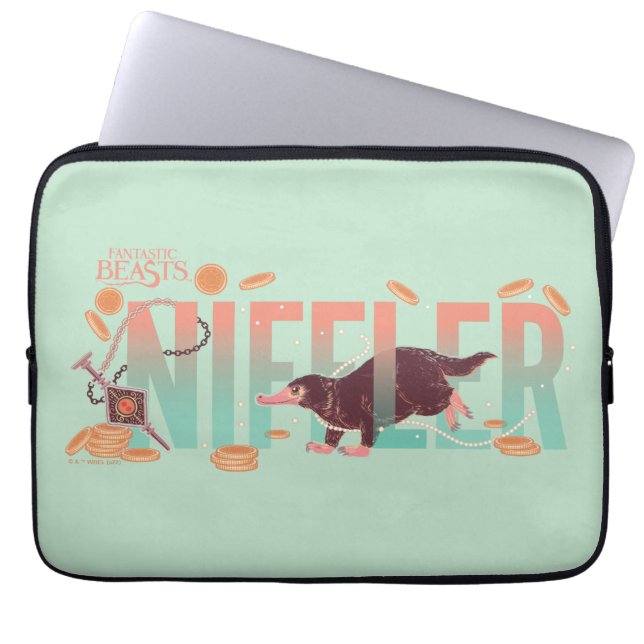 Fantastisch Beasts Niffler Laptop Sleeve (Voorkant)