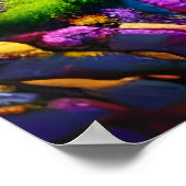 Fantastisch beest in fantasiebos | AI Art Poster (Hoek)