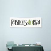 Fantastisch bij 40 groene banner (Beurs)