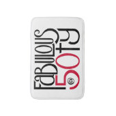 Fantastisch bij 50 Red Bath Mat (Voorkant Verticaal)