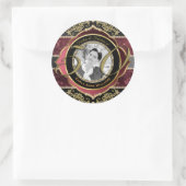 Fantastisch bij Fifty Gold Ruby Diamonds Photo Lij Ronde Sticker (Tas)