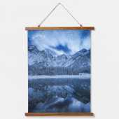 Fantastisch bij het bergmeer hangend wandkleed (Voorkant)
