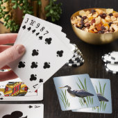 Fantastisch blauw herenkaartje speelkaarten (Insitu)