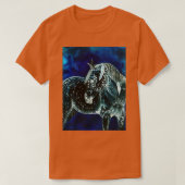Fantastisch blauw paard t-shirt (Design voorkant)