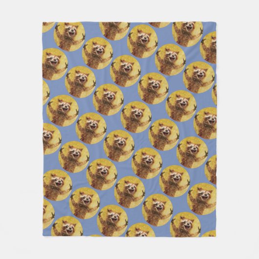 Fantastisch blij om te worden gesmokkeld met fleece deken (Voorkant)