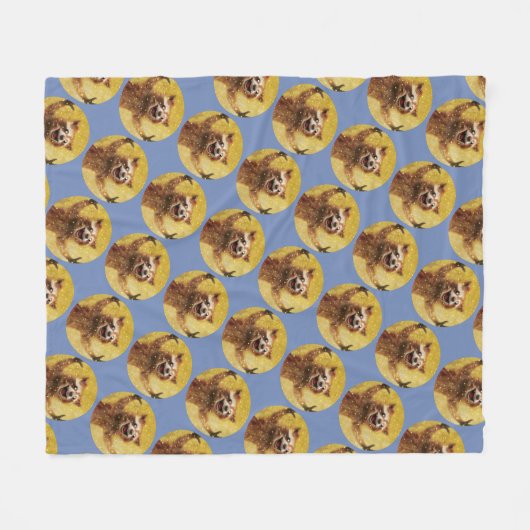 Fantastisch blij om te worden gesmokkeld met fleece deken (Voorkant (Horizontaal))