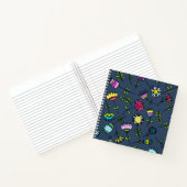 Fantastisch Bloempatroon Kunstontwerp Notitieboek (Binnen)