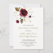 Fantastisch Bourgogne goudbloemen repetitie Kaart (Voorkant)