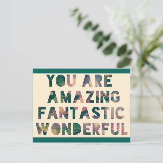 Fantastisch Briefkaart (Staand voorkant)