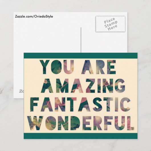 Fantastisch Briefkaart (Voorkant / Achterkant)