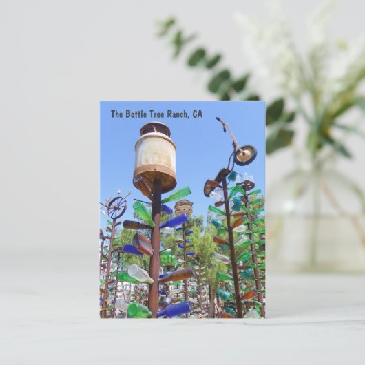 Fantastisch Briefkaart met boomgaard. (Staand voorkant)