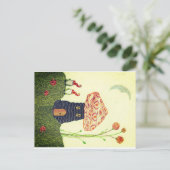 Fantastisch Briefkaart met paddenstoel House, twee (Staand voorkant)