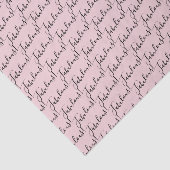Fantastisch Bruiloftsfeest Roze Feestviering Tissuepapier (Detail)