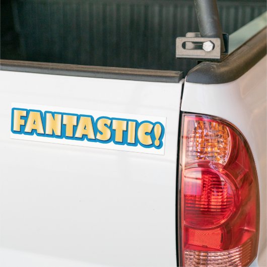 Fantastisch! Bumpersticker (Op Truck)