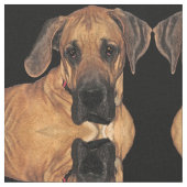 Fantastisch dane Gentle Giant Fabric Stof (Close Up)