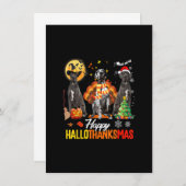 Fantastisch Dane Happy Hanksmas Halloween Thanksgi Kaart (Voorkant / Achterkant)