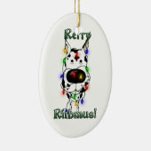 Fantastisch dansscherm - kerstverlichting keramisch ornament (Rechts)