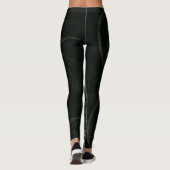 Fantastisch design op zwarte achtergrond met een c leggings (Achterkant)