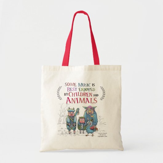 Fantastisch dierlijk bakje tote bag (Voorkant)
