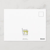 Fantastisch dinosaurus briefkaart (Achterkant)