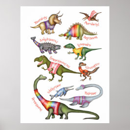 Fantastisch dinosaurus poster