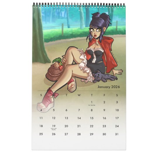 Fantastisch draaiboek kalender (Jan 2026)