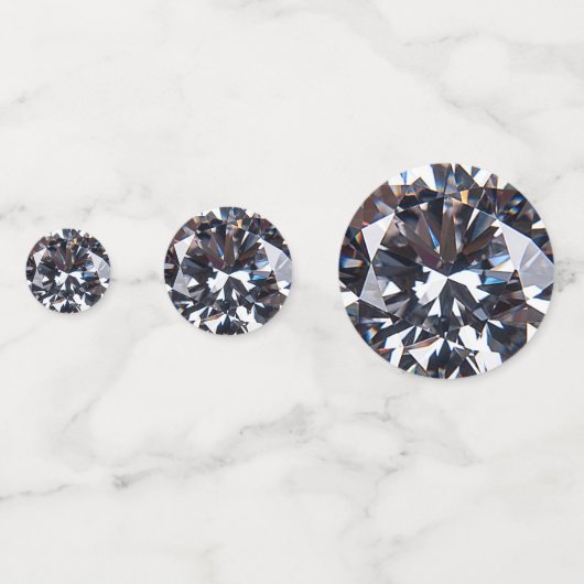 Fantastisch Elegant Diamond Afbeelding Confetti (Voorkanten)