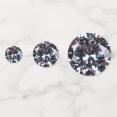 Fantastisch Elegant Diamond Afbeelding Confetti (Achterkanten)