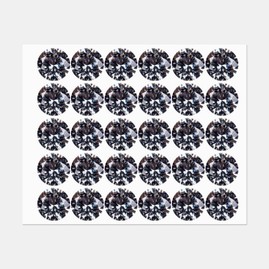 Fantastisch Elegant Diamond Afbeelding Labels (Vel)