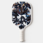 Fantastisch Elegant Diamond Afbeelding Pickleball Paddle (Voorkant)