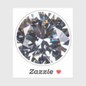 Fantastisch Elegant Diamond Afbeelding Sticker (Vel)