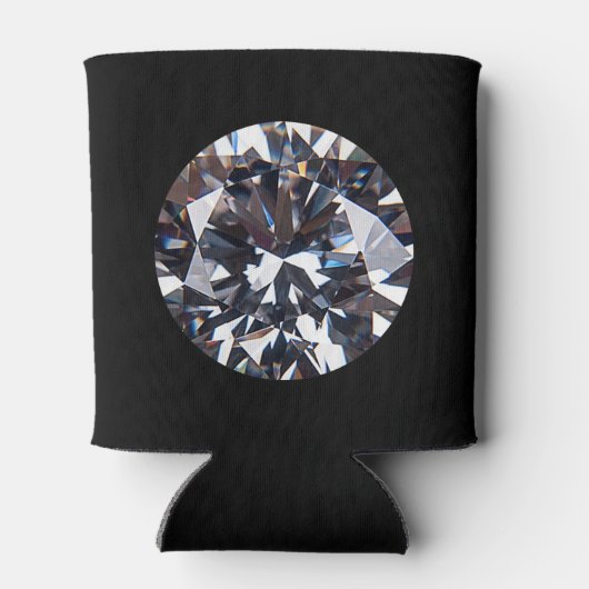 Fantastisch Elegant Diamond Gem-Afbeelding Blikjeskoeler (Achterkant)