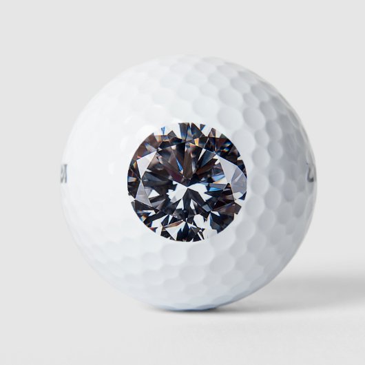 Fantastisch Elegant Diamond Gem-Afbeelding Golfballen (Voorkant)