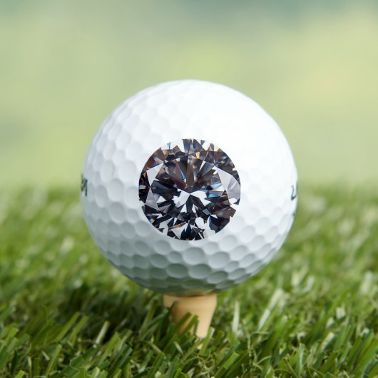 Fantastisch Elegant Diamond Gem-Afbeelding Golfballen (Insitu Shirt)