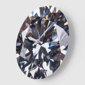 Fantastisch Elegant Diamond Gem-Afbeelding Grote Klok (Hoek)