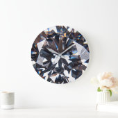 Fantastisch Elegant Diamond Gem-Afbeelding Grote Klok (Huis)