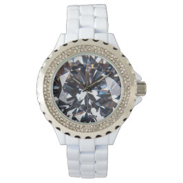 Fantastisch Elegant Diamond Gem-Afbeelding Horloge