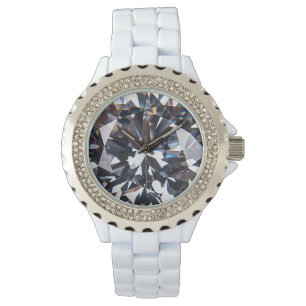 Fantastisch Elegant Diamond Gem-Afbeelding Horloge