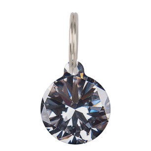 Fantastisch Elegant Diamond Gem-Afbeelding Huisdierpenning