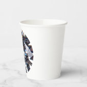 Fantastisch Elegant Diamond Gem-Afbeelding Papieren Bekers (Links)
