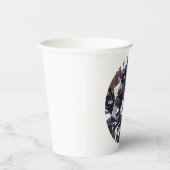 Fantastisch Elegant Diamond Gem-Afbeelding Papieren Bekers (Rechts)