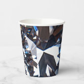 Fantastisch Elegant Diamond Gem-Afbeelding Papieren Bekers (Links)