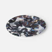 Fantastisch Elegant Diamond Gem-Afbeelding Papieren Bordje (Gekanteld)
