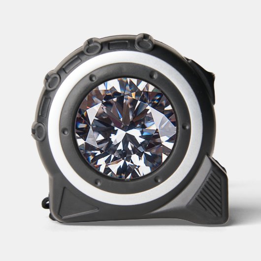 Fantastisch Elegant Diamond Gem-Afbeelding Rolmaat (Voorkant)