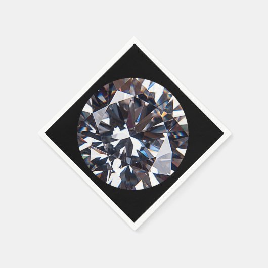 Fantastisch Elegant Diamond Gem-Afbeelding Servet (Hoek)