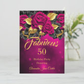 Fantastisch elke zondag donkerroze roze roodbruin  kaart (Staand voorkant)