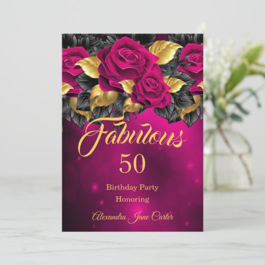 Fantastisch elke zondag donkerroze roze roodbruin kaart (Staand voorkant)