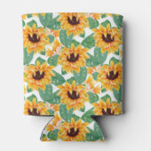 Fantastisch en 40  Zonnebloemen Patroon Blikjeskoeler (Achterkant)