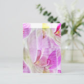 Fantastisch en mooi orchidee briefkaart (Staand voorkant)