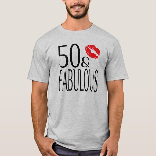 Fantastisch en vijftig t-shirt (Voorkant)